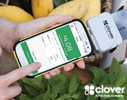 Clover Go device in use