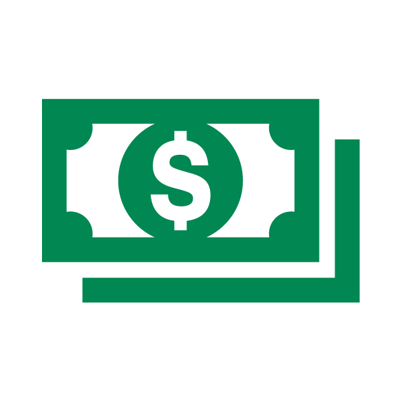 Cash icon image. 